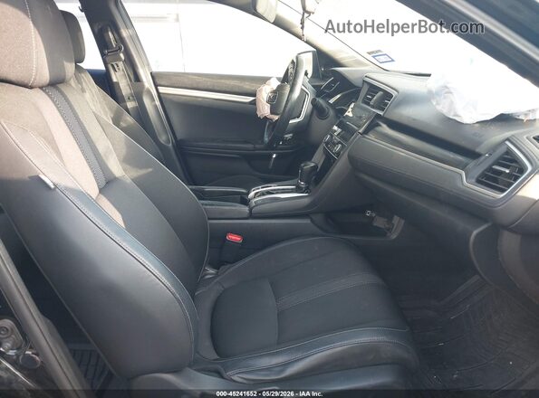 19XFC2F87KE034067 2019 HONDA CIVIC Black Widok wnętrza z przodu