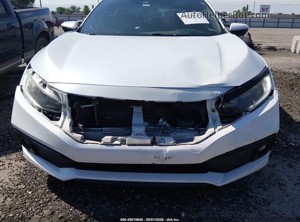 19XFC2F87LE000776 2020 HONDA CIVIC Белый Вид спереди