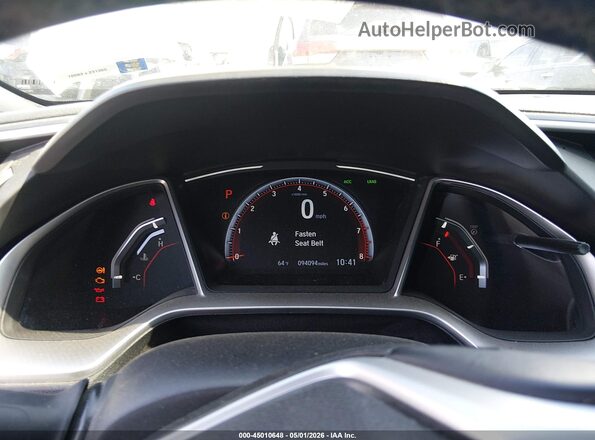 19XFC2F87LE000776 2020 HONDA CIVIC Белый Вид задних сидений