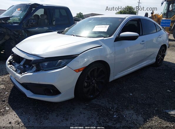 19XFC2F87LE000776 2020 HONDA CIVIC Белый Передняя левая четверть