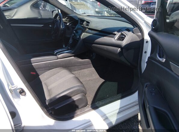 19XFC2F87LE000776 2020 HONDA CIVIC Белый Вид салона спереди