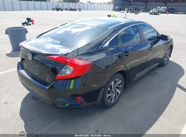 19XFC2F88GE079235 2016 HONDA CIVIC Black უკანა მარჯვენა