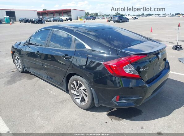 19XFC2F88GE079235 2016 HONDA CIVIC Black უკანა მარცხენა