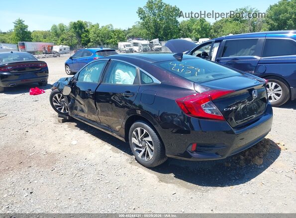 19XFC2F88HE206597 2017 HONDA CIVIC Purple Հետևի ձախ