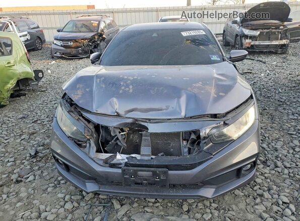 19XFC2F88KE201939 2019 HONDA CIVIC Серый Вид спереди