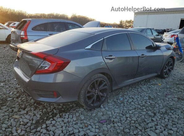 19XFC2F88KE201939 2019 HONDA CIVIC Серый Задняя правая четверть