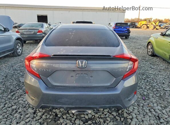 19XFC2F88KE201939 2019 HONDA CIVIC Серый Вид сзади