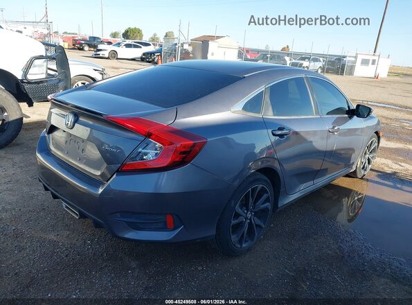 19XFC2F89KE040369 2019 HONDA CIVIC Gray Tył prawy