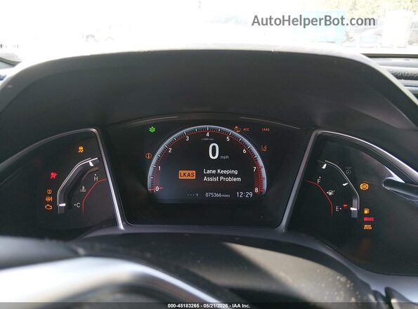 19XFC2F89LE203006 2020 HONDA CIVIC White Вид задніх сидінь