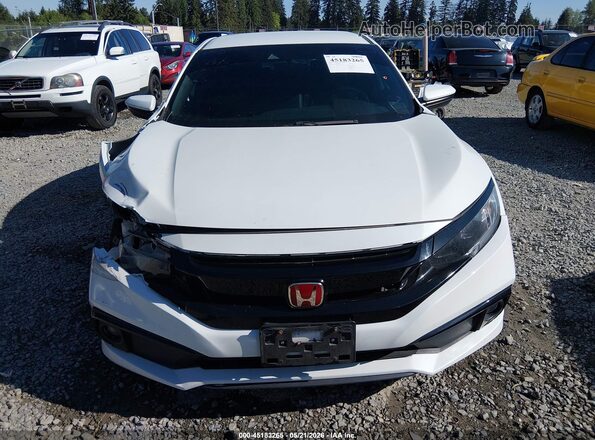 19XFC2F89LE203006 2020 HONDA CIVIC White Вид щитка приладів