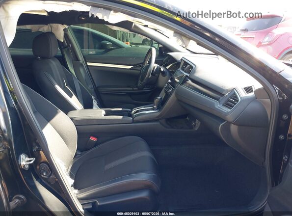 19XFC2F8XKE016128 2019 HONDA CIVIC Black Vista interior delantera