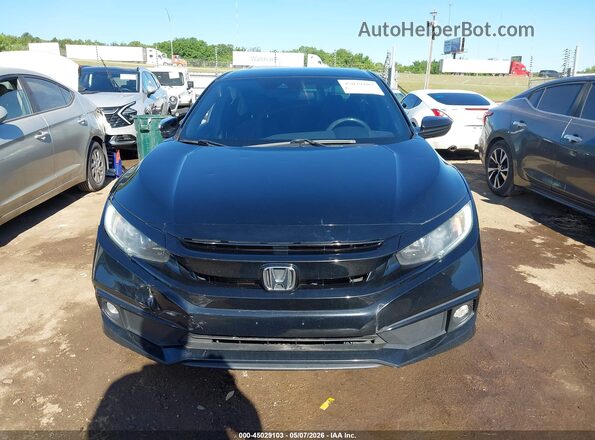 19XFC2F8XKE016128 2019 HONDA CIVIC Black Vista del cuadro de instrumentos