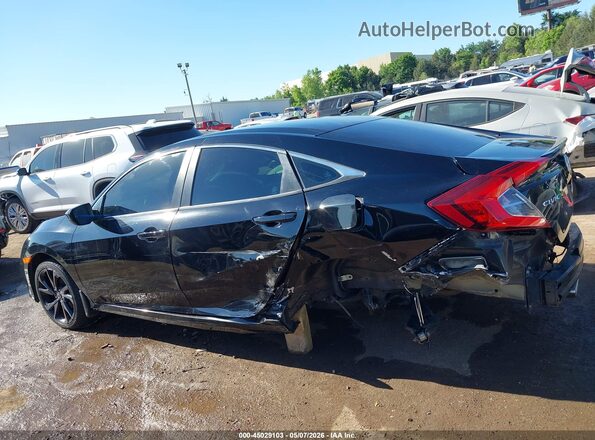 19XFC2F8XKE016128 2019 HONDA CIVIC Black Vista interior de 360 grados