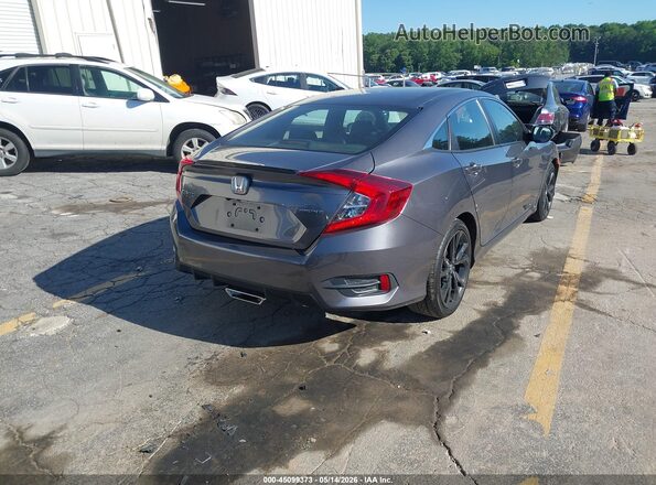 19XFC2F8XLE024845 2020 HONDA CIVIC Gray Trasero derecho