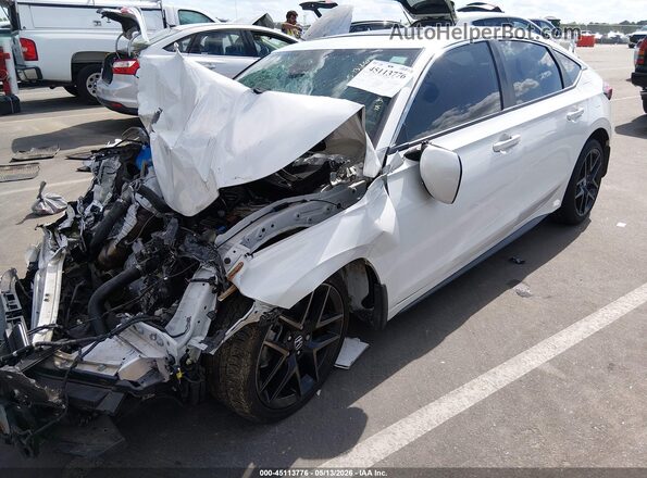 19XFL1G82NE006416 2022 HONDA CIVIC White Vista tres cuartos delantera izquierda