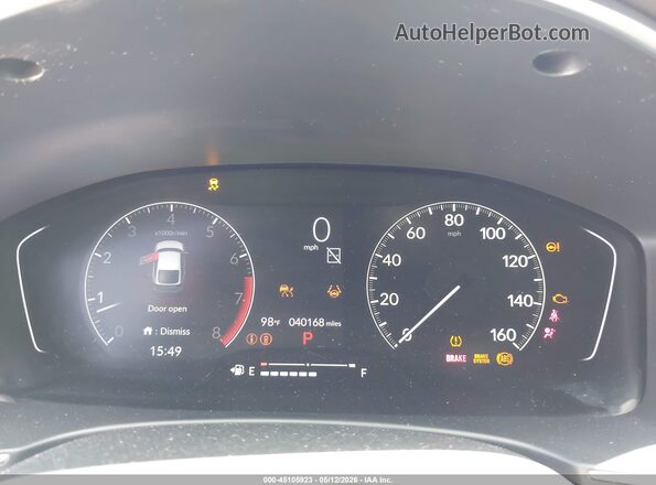 19XFL1H71RE003454 2024 HONDA CIVIC Black უკანა სავარძლების ხედი