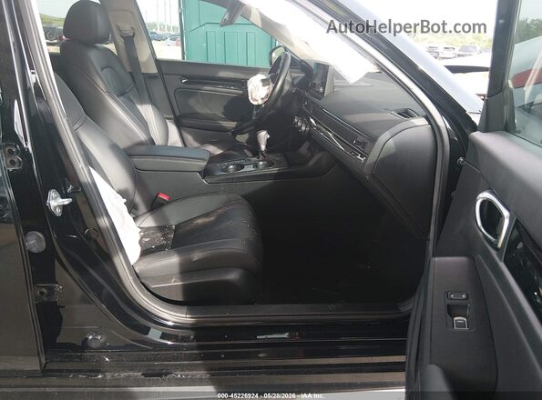 19XFL1H77RE028178 2024 HONDA CIVIC Black წინა სალონის ხედი