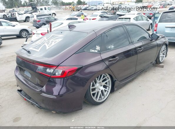 19XFL2H80NE010940 2022 HONDA CIVIC Purple Հետևի աջ