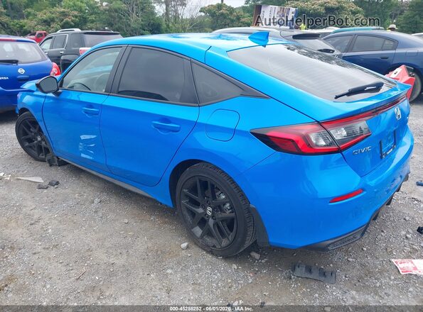 19XFL2H80SE015177 2025 HONDA CIVIC Blue Rear left