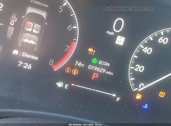 19XFL2H80SE015177 2025 HONDA CIVIC Blue 