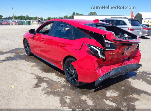 19XFL2H81RE019992 2024 HONDA CIVIC Red Задня ліва чверть