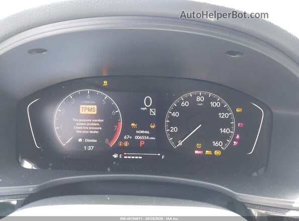 19XFL2H82TE012380 2026 HONDA CIVIC Gray Widok tylnych siedzeń