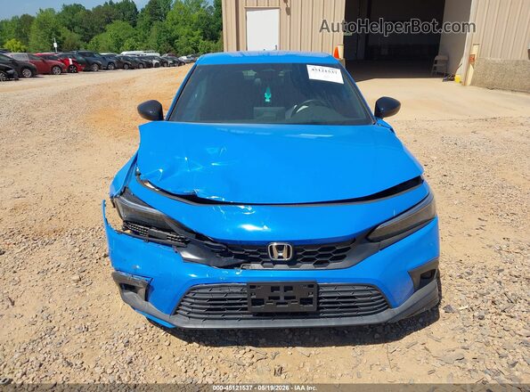 19XFL2H84PE016047 2023 HONDA CIVIC Blue Instrument cluster view