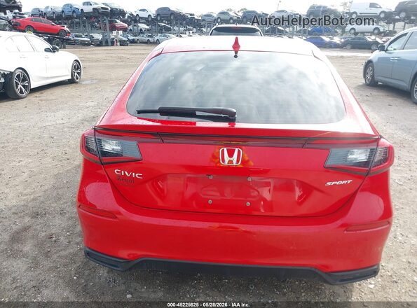 19XFL2H84RE006752 2024 HONDA CIVIC Red 