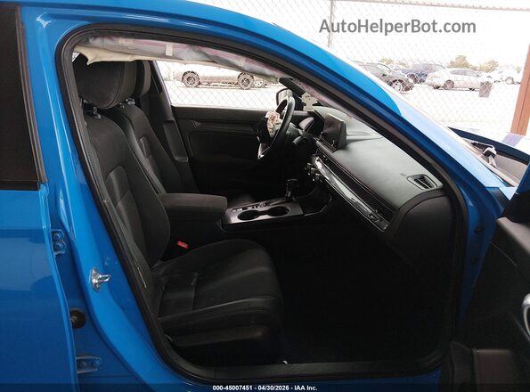19XFL2H86RE005831 2024 HONDA CIVIC Blue Вид салону спереду