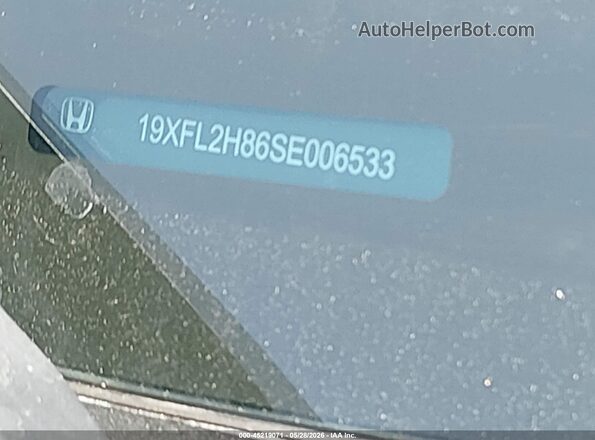 19XFL2H86SE006533 2025 HONDA CIVIC SEDAN Black Engine compartment view