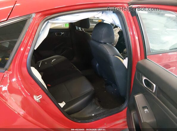 19XFL2H88PE015208 2023 HONDA CIVIC Red Vista de la etiqueta del VIN