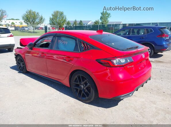 19XFL2H88SE002189 2025 HONDA CIVIC Red Հետևի ձախ