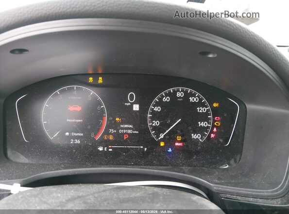 19XFL2H88SE012303 2025 HONDA CIVIC Gray Вид задніх сидінь