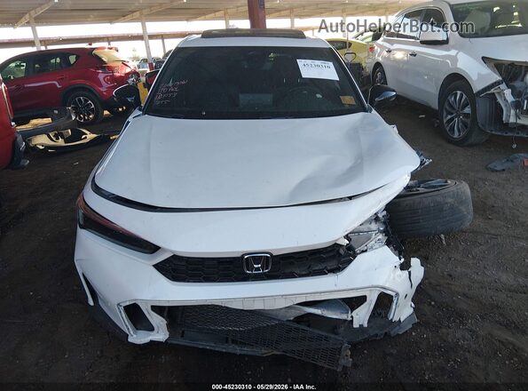 19XFL4H98SE007655 2025 HONDA CIVIC White Widok zestawu wskaźników
