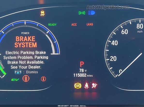 19XZE4F16KE025771 2019 HONDA INSIGHT Gray 