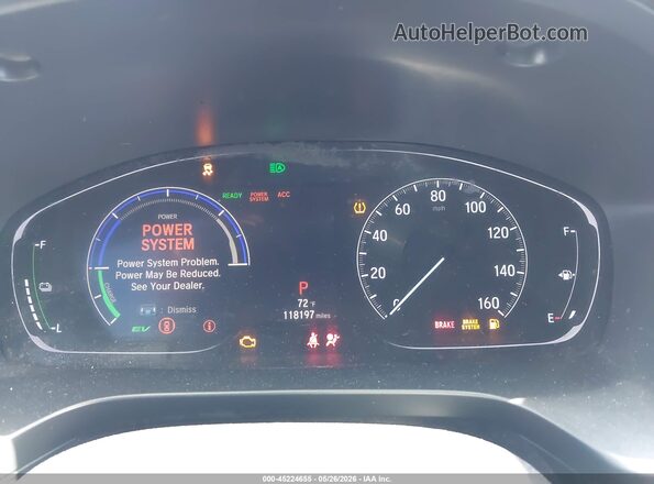 19XZE4F50KE006460 2019 HONDA INSIGHT Gray 
