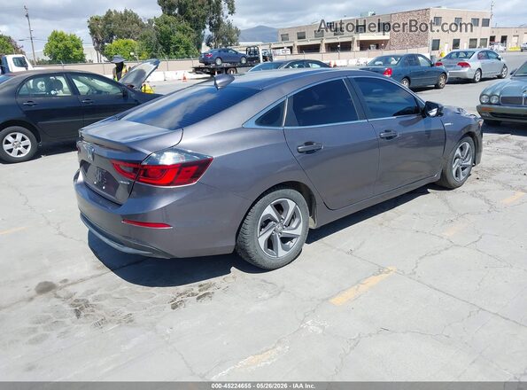 19XZE4F50KE006460 2019 HONDA INSIGHT Gray 