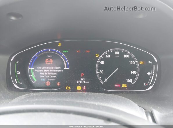 19XZE4F52LE003917 2020 HONDA INSIGHT White Вид задніх сидінь