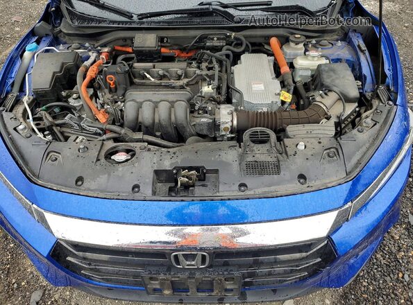 19XZE4F53LE007619 2020 HONDA INSIGHT Blue Вид задньої частини салону