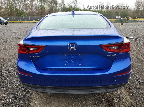 19XZE4F53LE007619 2020 HONDA INSIGHT Blue Вид ззаду