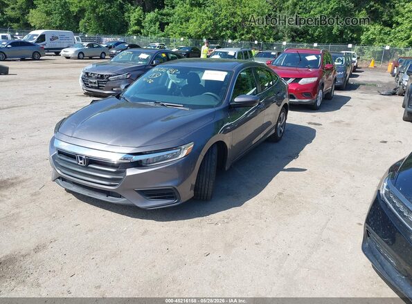 19XZE4F54KE025657 2019 HONDA INSIGHT Gray Передня ліва чверть