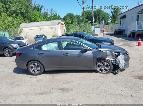 19XZE4F54KE025657 2019 HONDA INSIGHT Gray Вид задньої частини салону