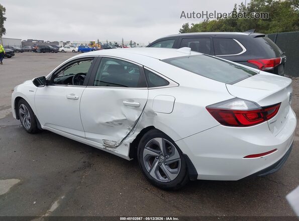 19XZE4F57LE014041 2020 HONDA INSIGHT White Вид задньої частини салону