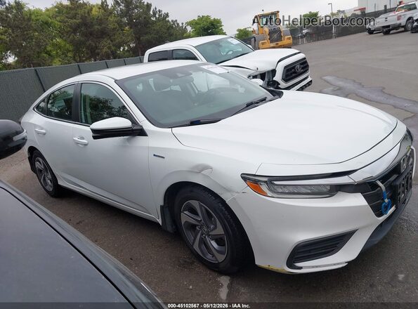 19XZE4F57LE014041 2020 HONDA INSIGHT White Вид щитка приладів
