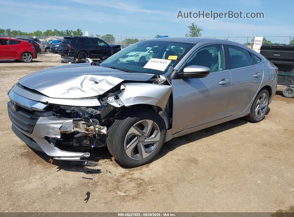 19XZE4F59LE002067 2020 HONDA INSIGHT Silver Przód lewy