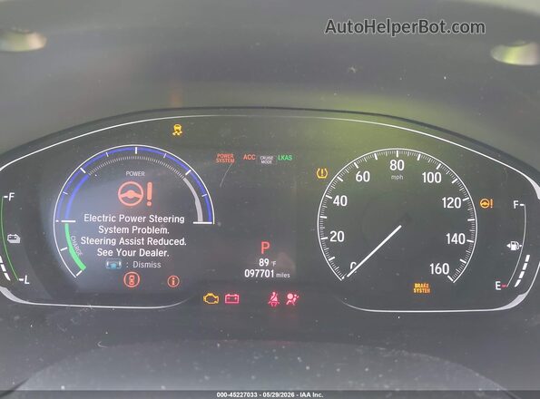 19XZE4F59LE002067 2020 HONDA INSIGHT Silver Widok tylnych siedzeń