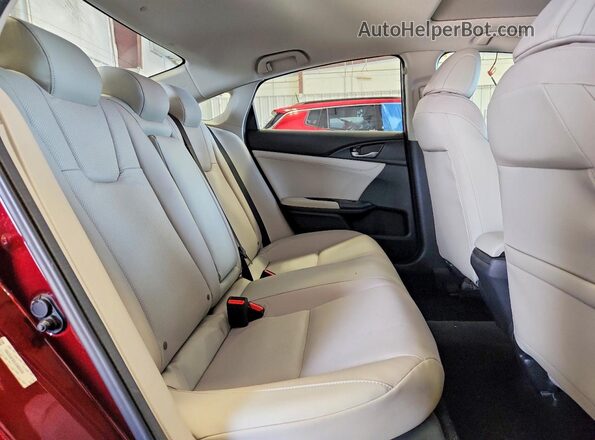 19XZE4F92LE000339 2020 HONDA INSIGHT Темно-бордовый Вид задних сидений