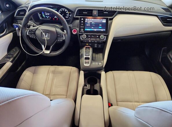 19XZE4F92LE000339 2020 HONDA INSIGHT Темно-бордовый Вид панели приборов