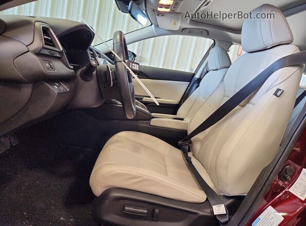 19XZE4F92LE000339 2020 HONDA INSIGHT Темно-бордовый Вид салона спереди