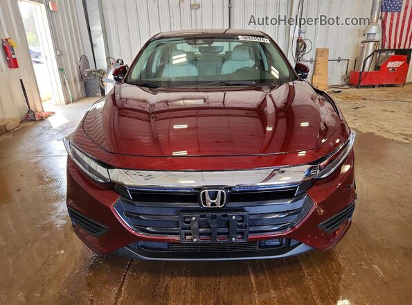 19XZE4F92LE000339 2020 HONDA INSIGHT Темно-бордовый Вид спереди
